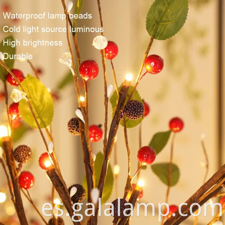 Decoración de árboles de Navidad iluminado por LED festivo para el hogar